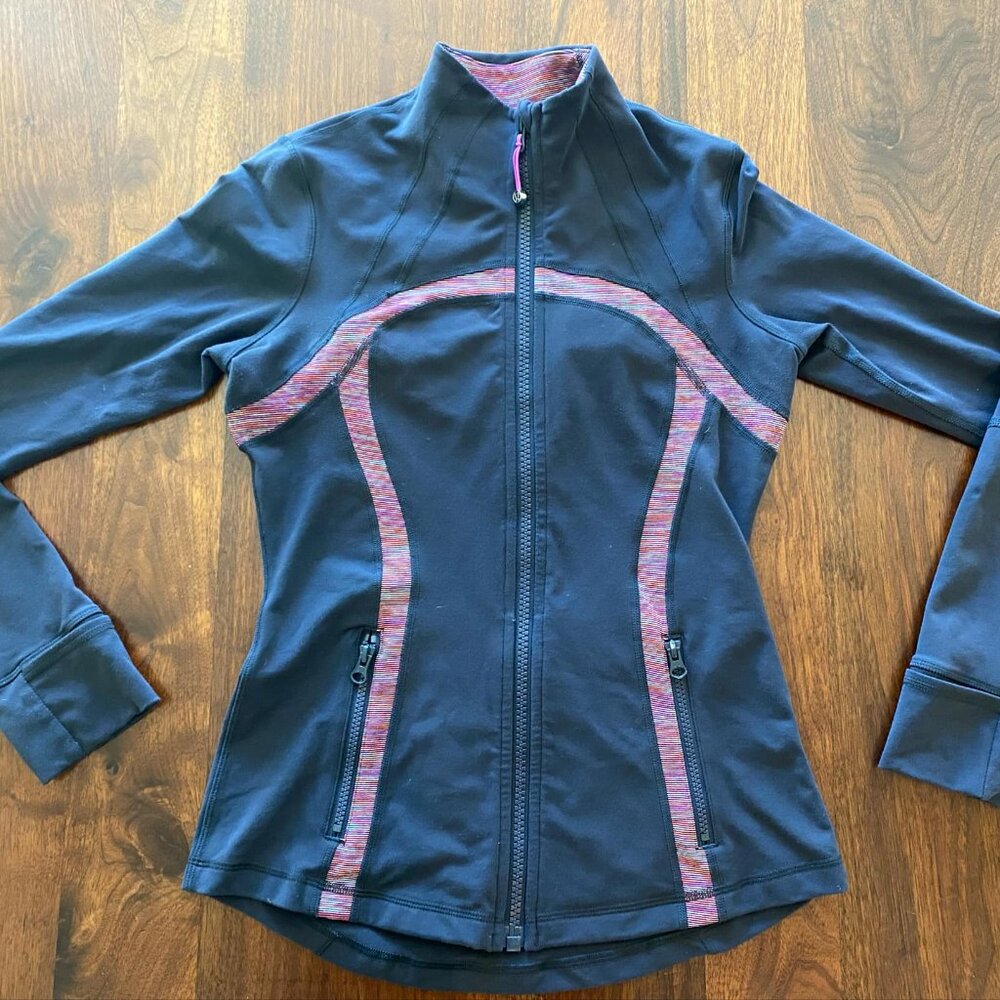 Lululemon Deep Coal/Wee are from Space Multi Define Jacket - size 8